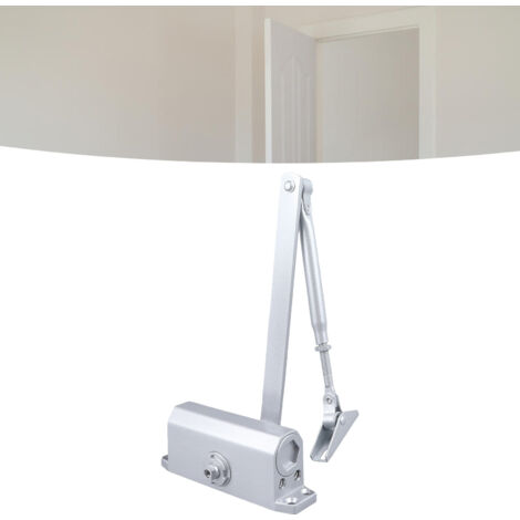 [Closer de porte hydraulique] + ajustable à pression puissante + facilité d'installation + silence + parfait pour portes de 25 à 45 kg