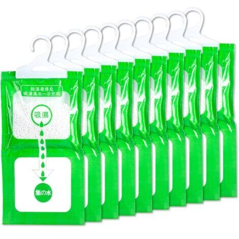 Closet Moisture Absorber, Anti-Mildew Hanging Dehumidifier Anti-Moisture Bag(10 Pack)