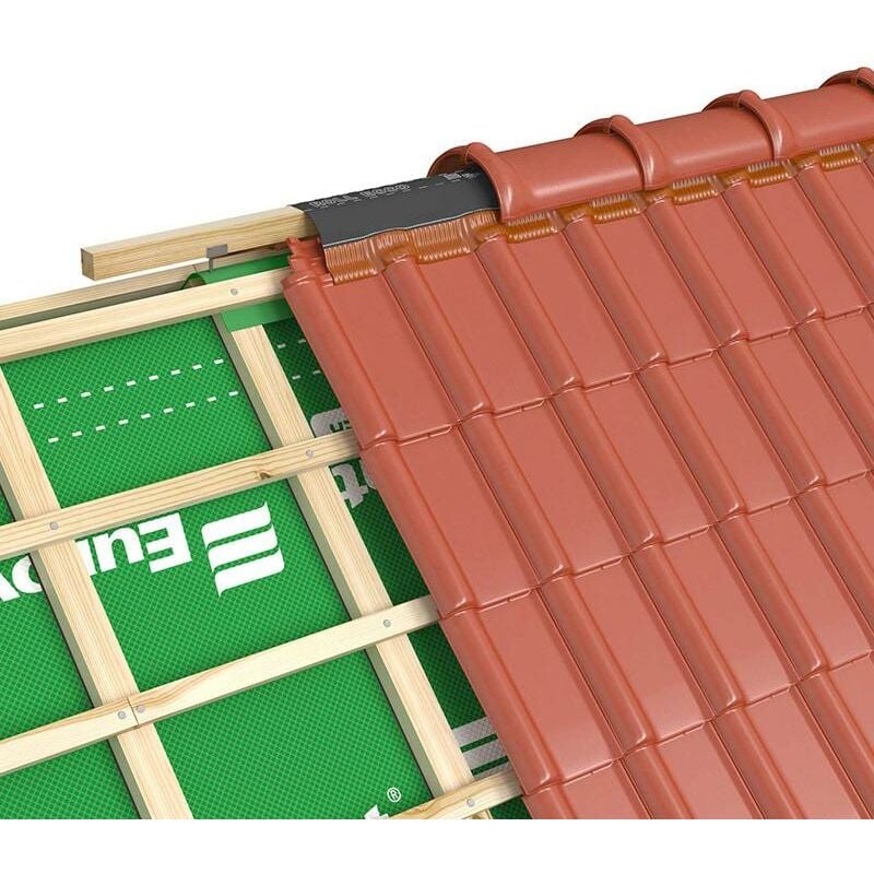 Closoirs de faîtage souples ventilés en aluminium roll ecco 240mmx5Ml - (lot de 5)