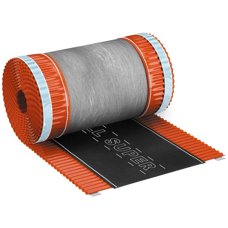 Closoirs de faîtage souples ventilés en aluminium ROLL SUPER 310 mmx5Ml
