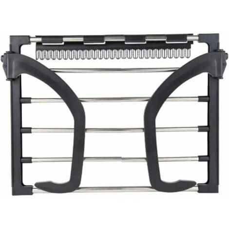 Clothes Drying Rack for Radiator - Portable - Circular Tube - Small Size - Black - 32 x 40 cm - LKBD