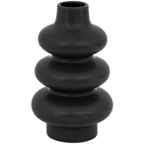 Clothilde vaso in ceramica nera h25cm - Atmosphera créateur d'intérieur