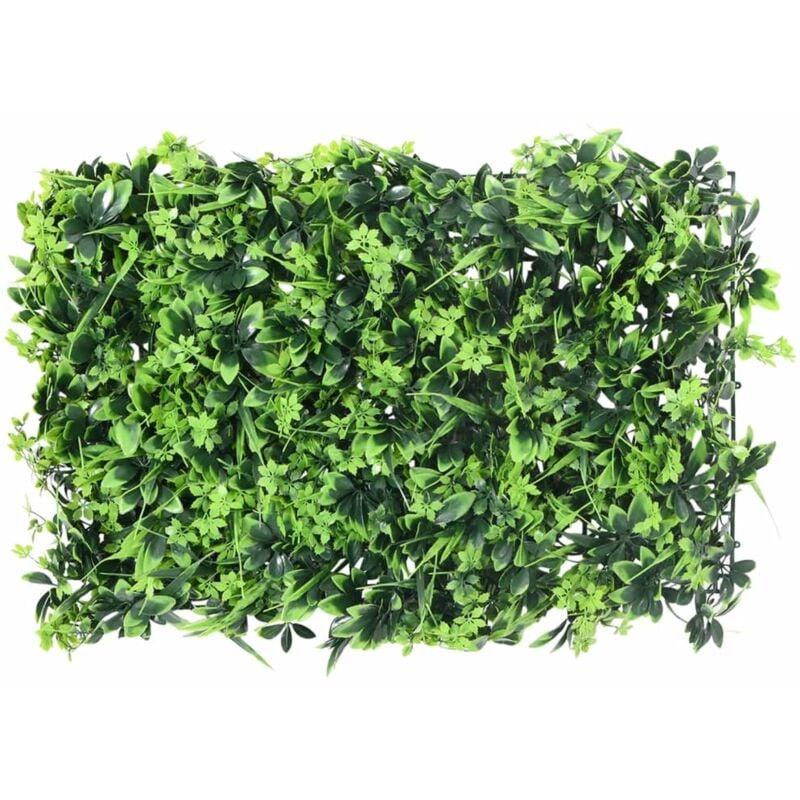 Vidaxl - Clôture à feuilles artificielles 24 pcs vert 40x60 cm