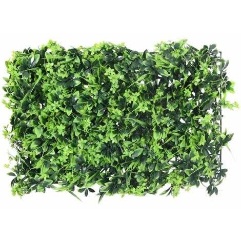Clôture à feuilles artificielles 24 pcs vert 40x60 cm CFW50941
