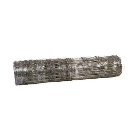 Clôture à Gibier, Forestière Ou Agricole 125/13/15. Hauteur 125cm. Rouleau De 50m. Fil Acier Galvanisé (vertical 2.0mm / Horizon