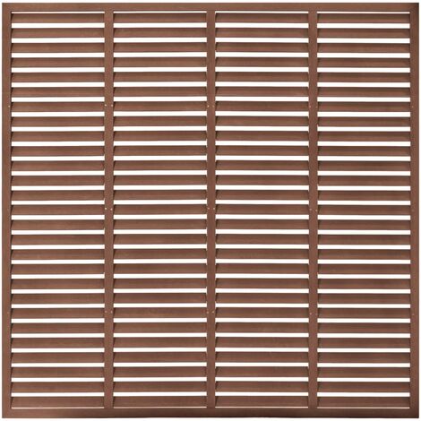 vidaXL Clôture à Persiennes WPC Jardin Extérieur Multi-taille Multicolore