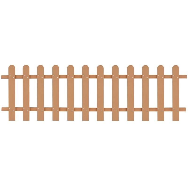 Clôture à piquets wpc 200x60 cm Vidaxl