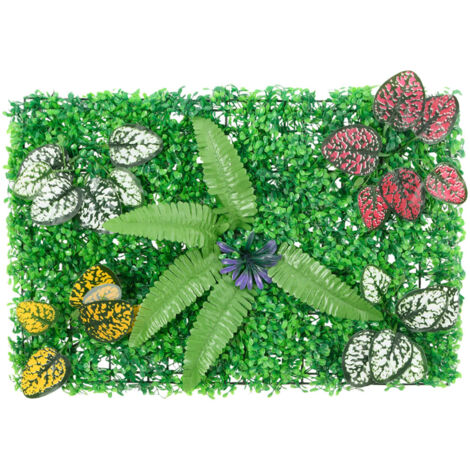 Clôture à plantes artificielles 6 pcs vert 40x60 cm