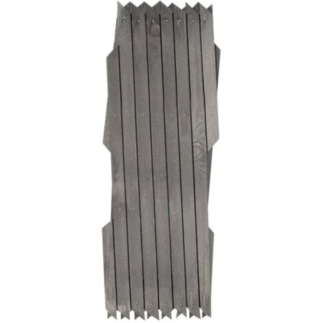 Clôture à treillis 5 pcs Gris Bois de sapin massif 180x30 cm CFW51121