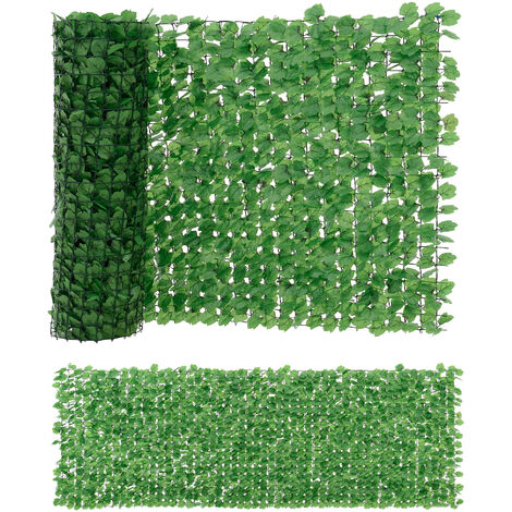 Clôture avec Feuilles Brise Vue Vert 300 x 100 cm [neu.haus]