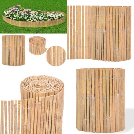 Clôture Bambou 1000 x 30 cm - Clôture naturelle - Clôture tropicale