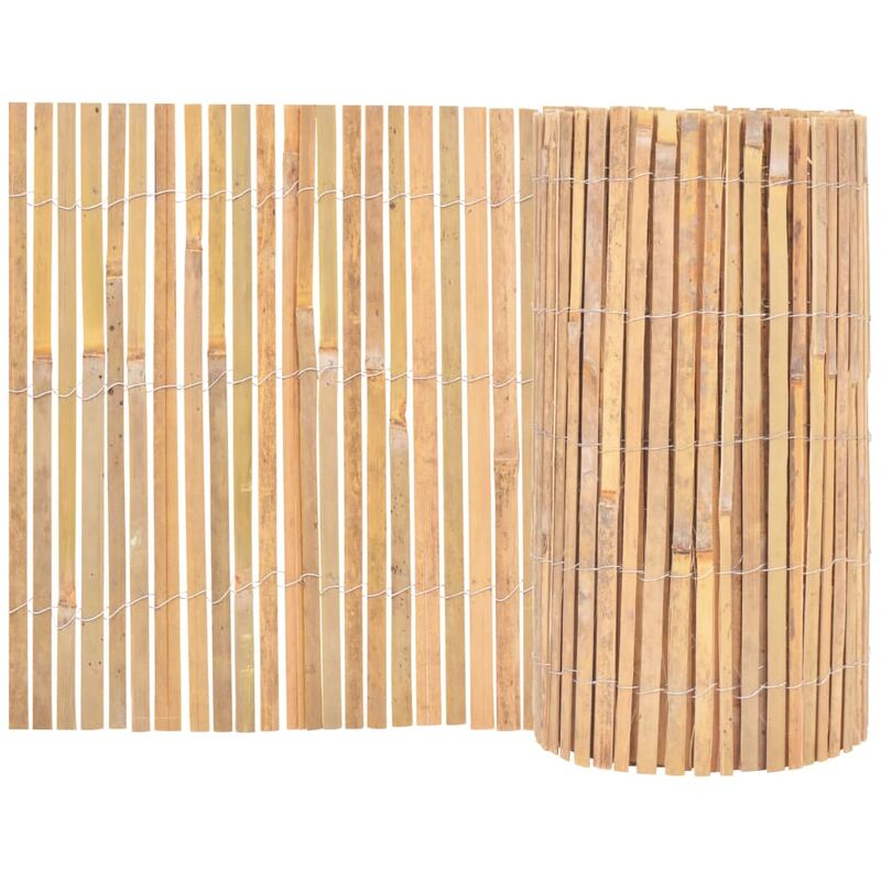 Youthup - Clôture Bambou 1000 x 50 cm - Brun