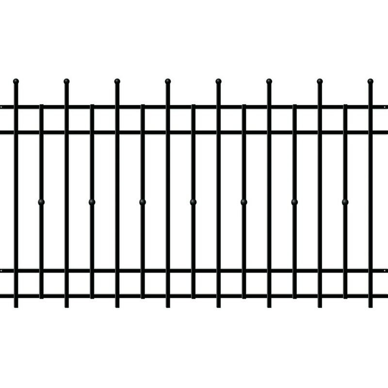 Clôture breme 117,5x200-250 cm - Largeur: 200 cm