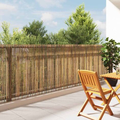 Clôture-Clôture de jardin en bambou Naturel 400 x 125 cm Bambou