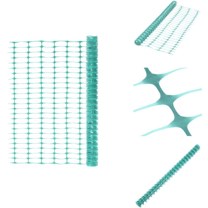 Vidaxl - Clôture de jardin 30 m Vert - Clôture De Jardin - Clôture Temporaire - Clôture Verte - Clôture pvc - Barrière De Chantier