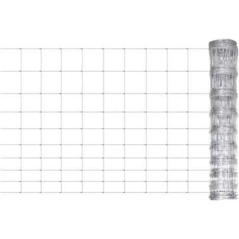 Clôture de jardin Acier galvanisé 50 m 120 cm