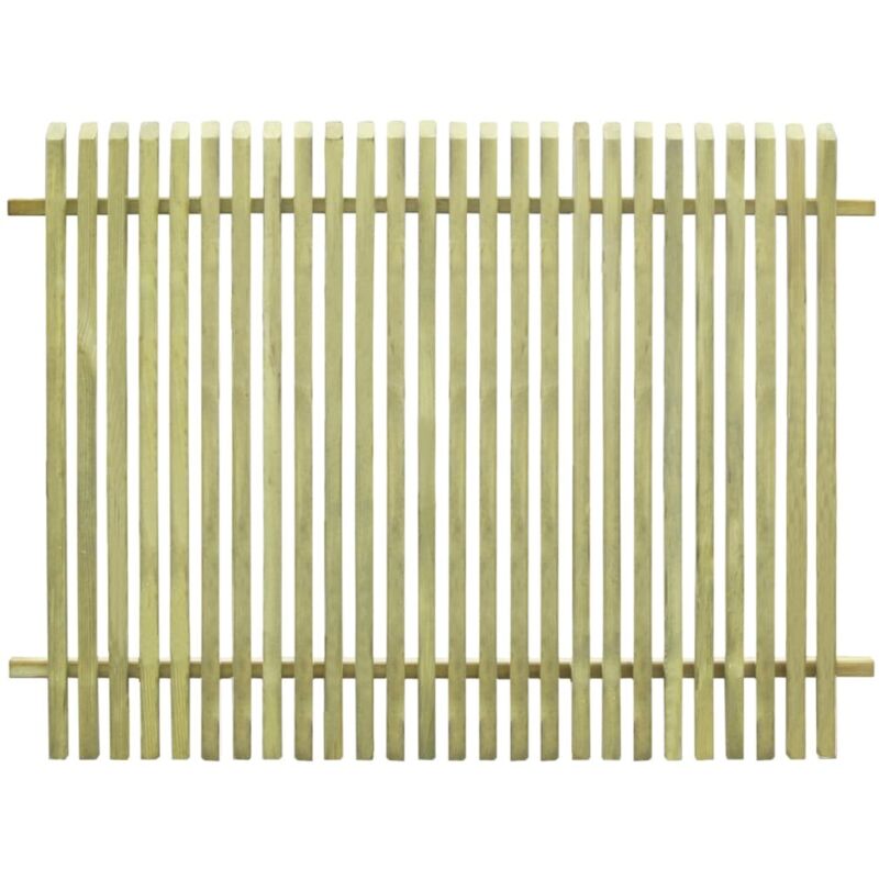 Clôture de jardin Bois de pin imprégné 170 x 125 cm