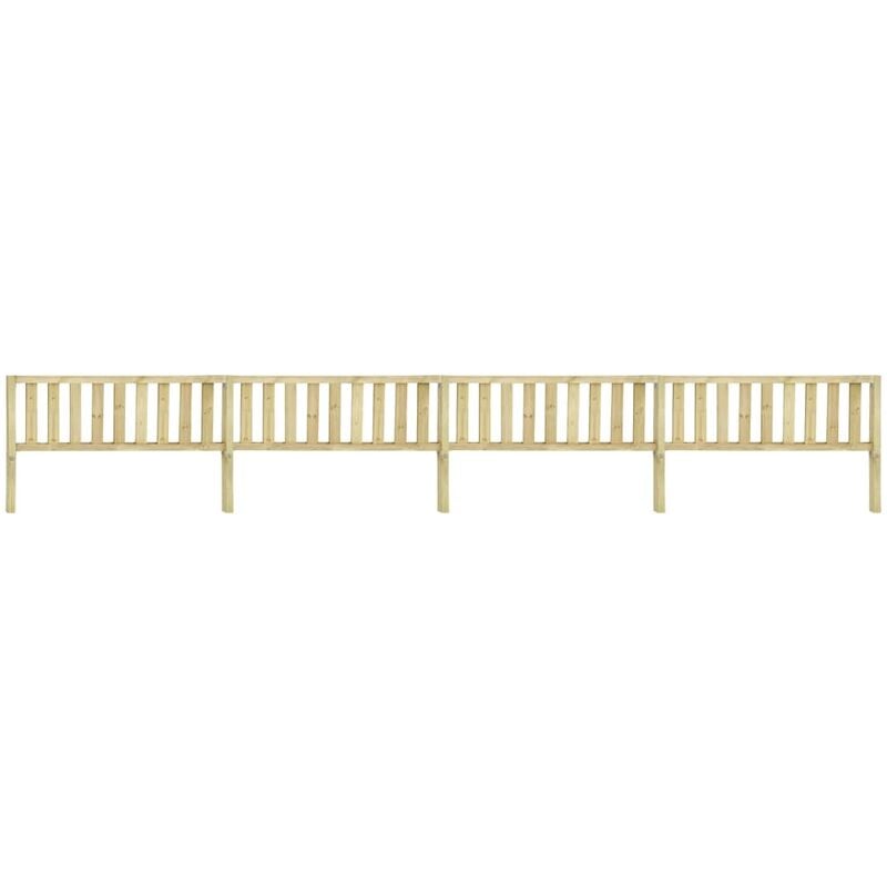 Clôture de jardin Bois de pin imprégné 7,1x1,1 m - YOUTHUP