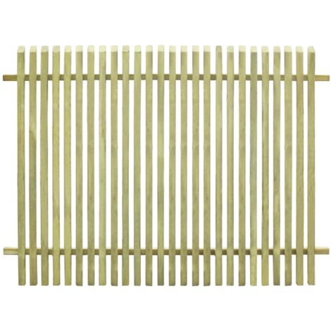 Clôture de jardin Bois de pin imprégné 170 x 125 cm
