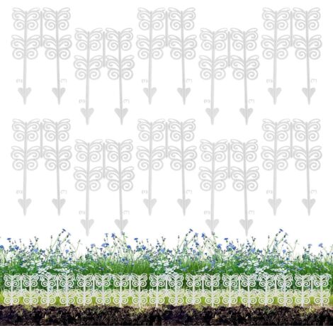 Clôture de Jardin Décorative Clôture de Jardin Papillon pour Extérieur,10