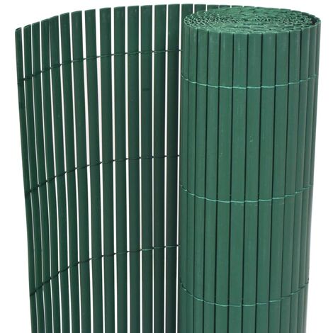 Clôture de jardin Double face PVC 195 x 300 cm Vert