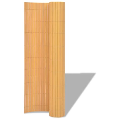 Clôture de jardin Double face PVC 90 x 500 cm Jaune CFW50885