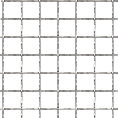 Clôture de jardin sertie Acier inoxydable 100x85 cm 21x21x2,5mm