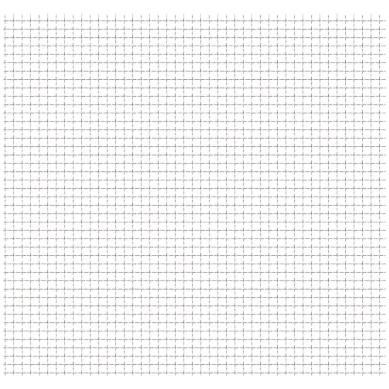 Clôture de jardin sertie Acier inoxydable 50x50 cm 31x31x3 mm