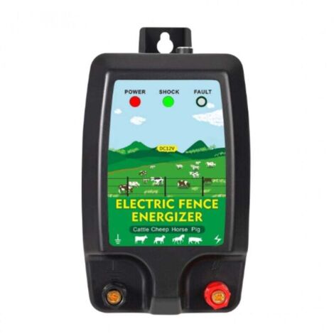 Clôture Électrique Haute Puissance pour Bétail et Animaux - Électrificateur de Clôture avec d'Alimentation pour l'Élevage de Volailles