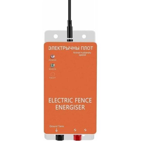 Clôture électrique pour bétail, animaux, électrificateur de clôture, haute puissance, d'alimentation pour élevage de volailles 5 miles for bétail F