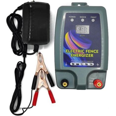Clôture électrique pour bétail, électrificateur de clôture pour animaux, haute puissance, 3 modes de puissance, convient à l'élevage de volailles H241