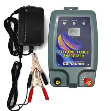 Clôture électrique pour l'élevage, électrificateur de clôture, haute puissance, 3 modes de puissance pour l'élevage de volailles