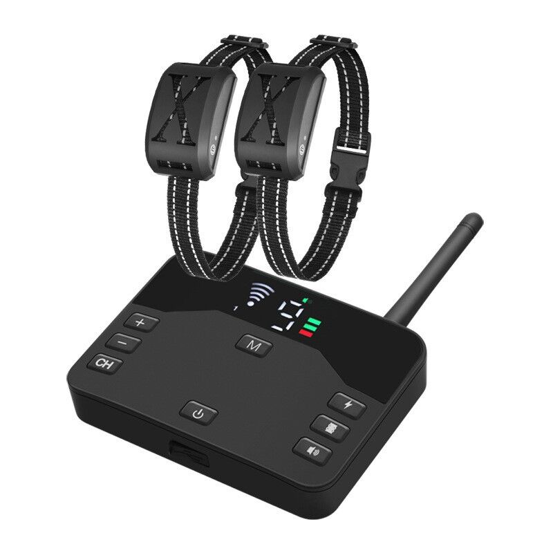 Odipie - Clôture électrique sans fil 2 en 1 pour chien, système de confinement des limites des animaux domestiques avec récepteur étanche