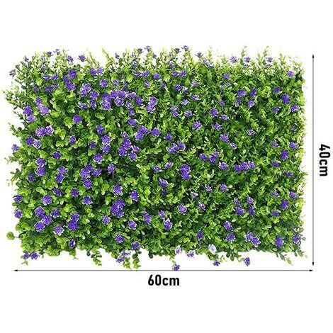 Clôture en gazon artificiel, haies décoratives pour jardin et cour arrière, tapis de gazon synthétique Label