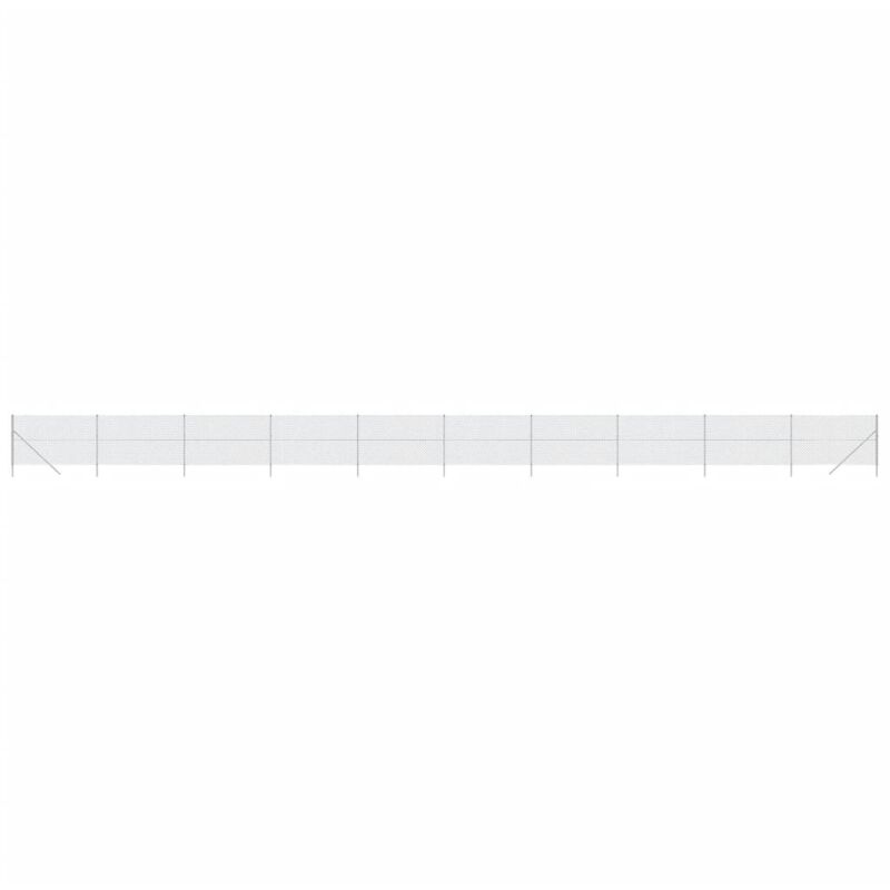 Vidaxl - Clôture à mailles losangées argenté 1,6x25 m