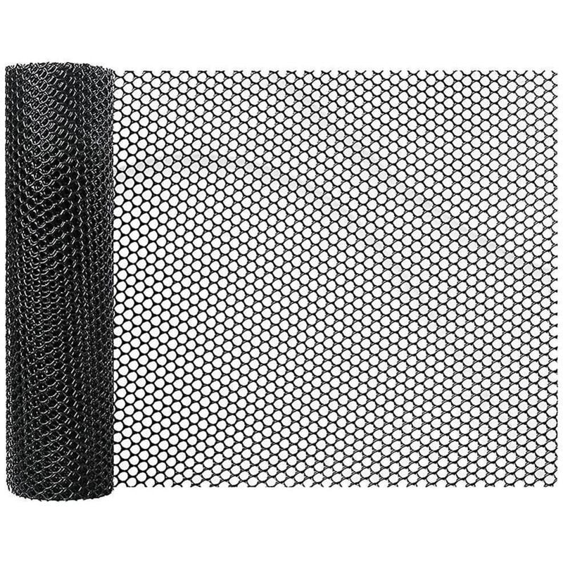 Clôture en plastique pour poulets de 15,7 pouces x 10 pieds, fil de clôture hexagonal pour le jardinage, la volaille, le poulet
