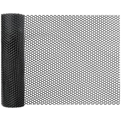 Clôture en plastique pour poulets de 15,7 pouces x 10 pieds, fil de clôture hexagonal pour le jardinage, la volaille, le poulet