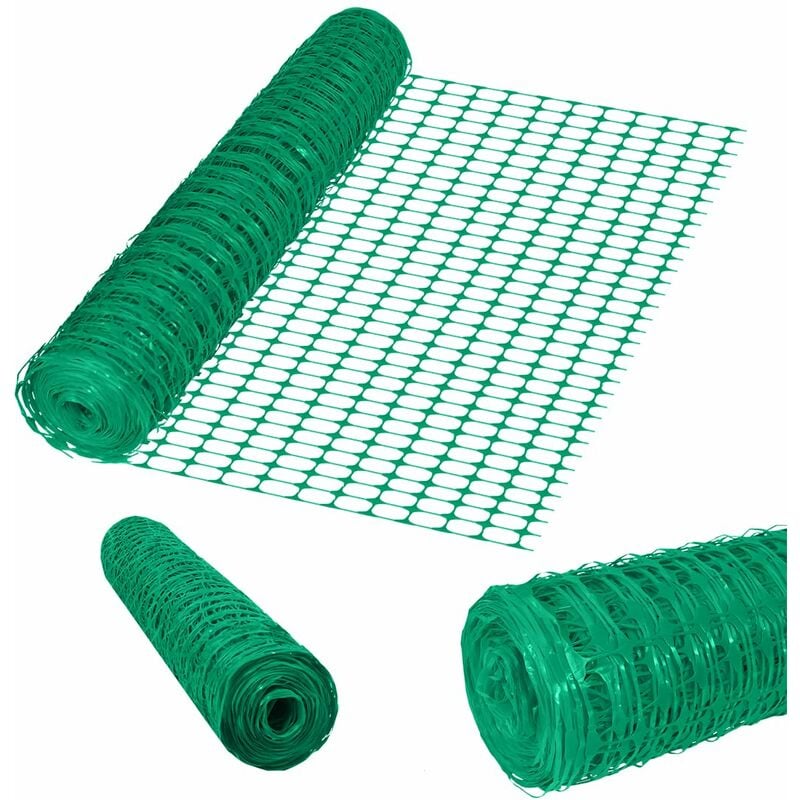 Naizy - Clôture en treillis métallique 100 cm de hauteur pe en plastique fil de lapin fil de lapin découpable vert souris clôtures en maille fil de