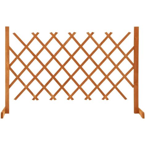 Clôture en treillis de jardin-Grillage de jardin Orange 120x90 cm Bois de sapin