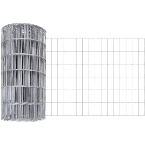 Clôture Euro 0,4 x 10 m Fer revêtu de PVC