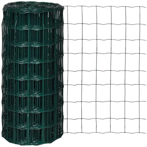 Clôture euro Acier 10 x 0,8 m Vert