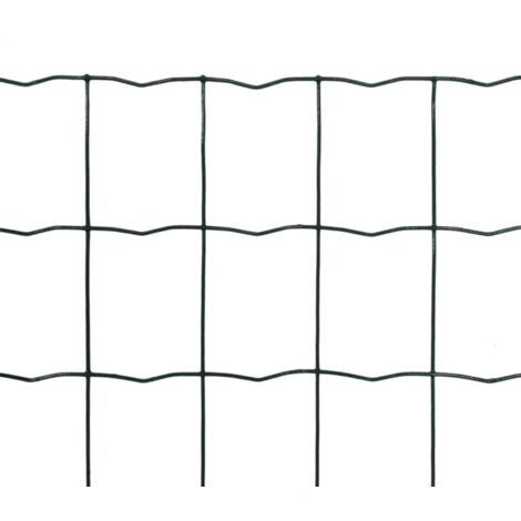Clôture euro Acier 10 x 1,0 m Vert CFW51495