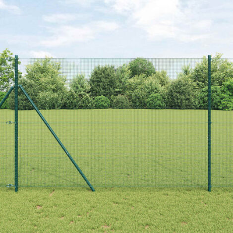 Clôture-Grillage de jardin en fil soudé Vert 1.6 x 10 m 375498