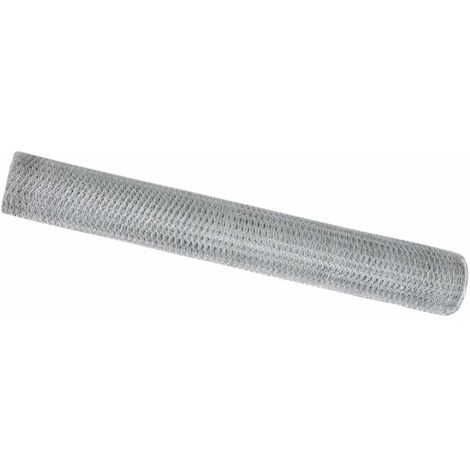 Clôture hexagonale Argenté 1,4 x 10 m Acier galvanisé