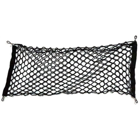Clôture pour chien SUV, filet pour animaux de compagnie 110 x 60 cm avec crochets, filet de chargement en maille extensible