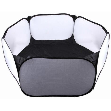 Clôture pour enfants, tente, jouets, clôture hexagonale noire