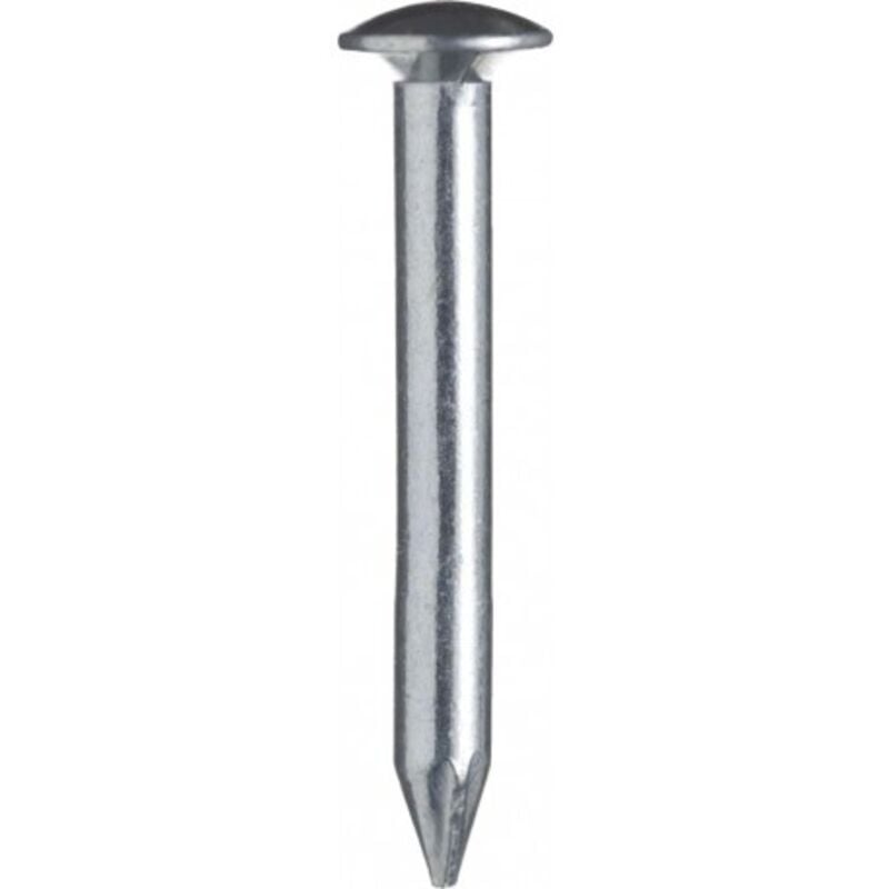 BÄR - Clou acier Tete bobmé 3,6x 50 Galva BaR (Par 100)