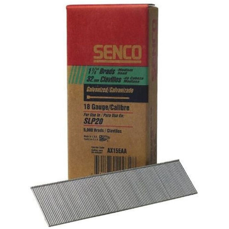 Senco AX21EAAP 18 Gauge Ax Brad Galv 50Mm Box 5000