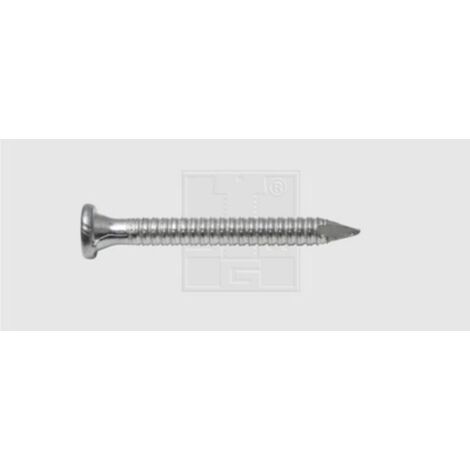 Clou d'ancrage 68511909070 4 mm x 60 mm acier galvanisé – Lot de 250 pièces – Résistance à la corrosion pour applications bois – SWG