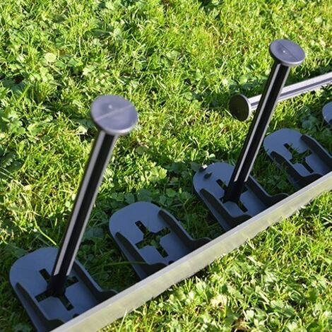 Clou d'ancrage noir pour bordure jardin BLACK BORD, dim 25cm